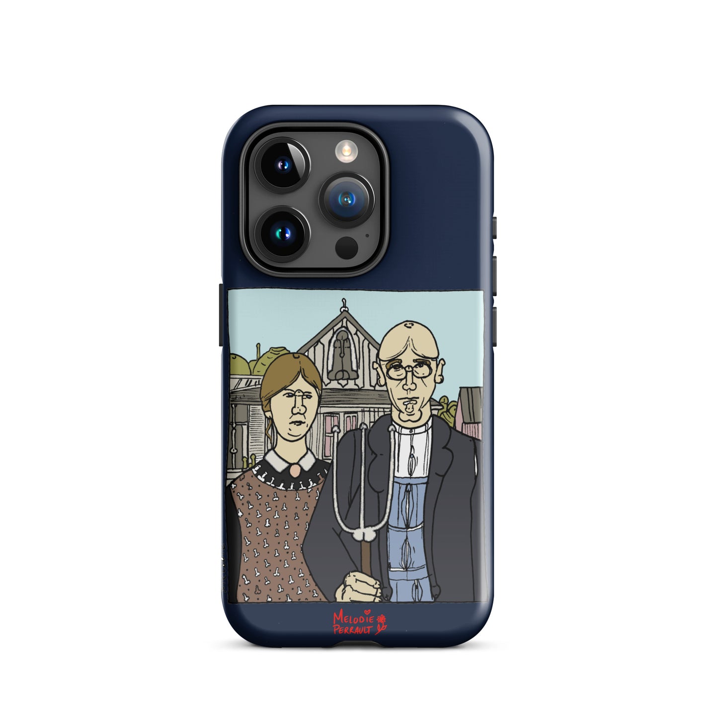 " Grant Wood " American Gothic, Tough Case for iPhone®