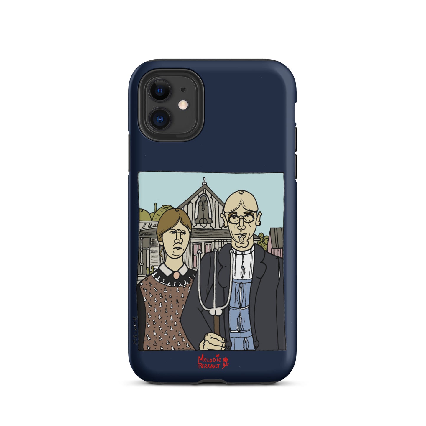 " Grant Wood " American Gothic, Tough Case for iPhone®