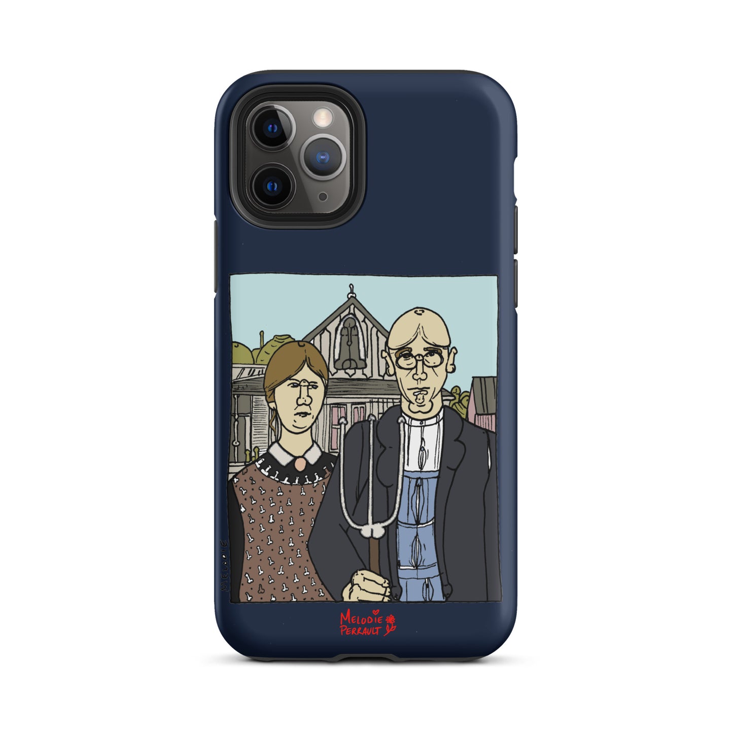 " Grant Wood " American Gothic, Tough Case for iPhone®