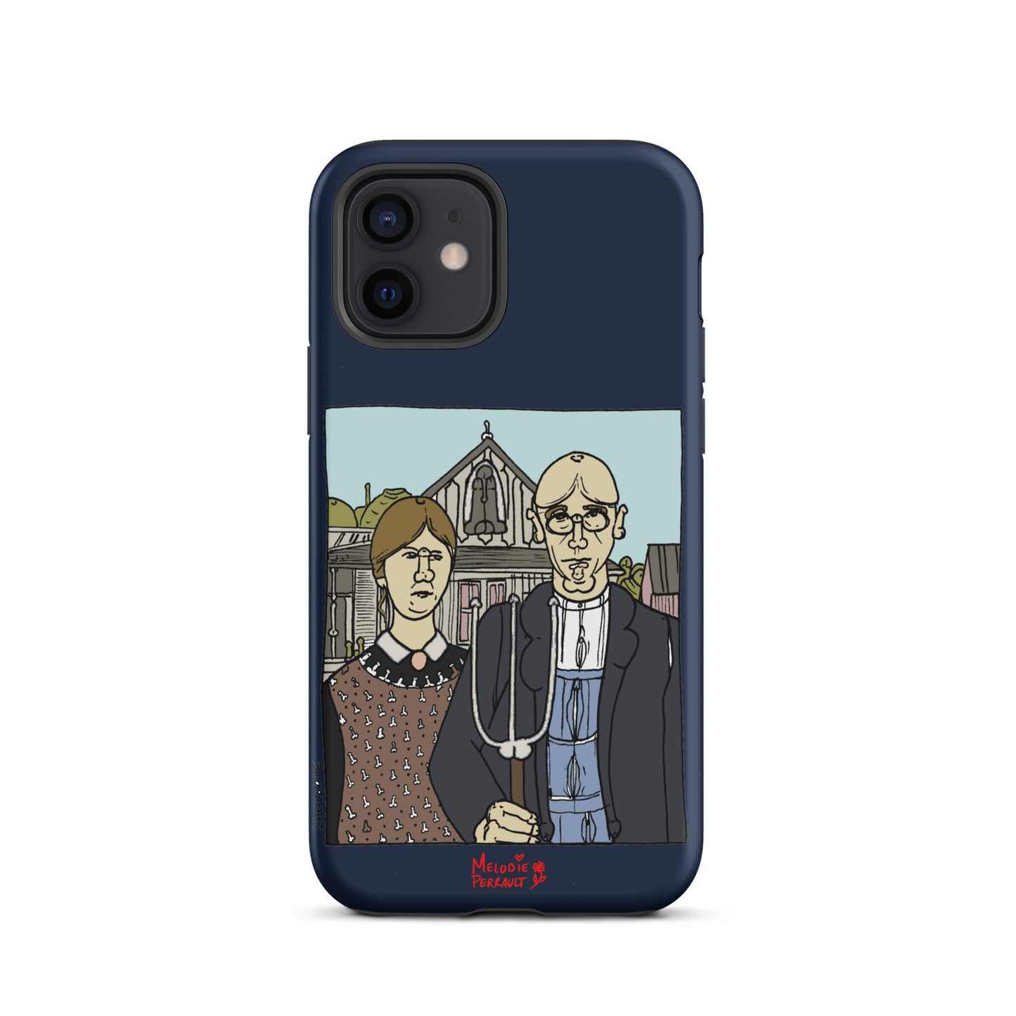 " Grant Wood " American Gothic, Tough Case for iPhone®