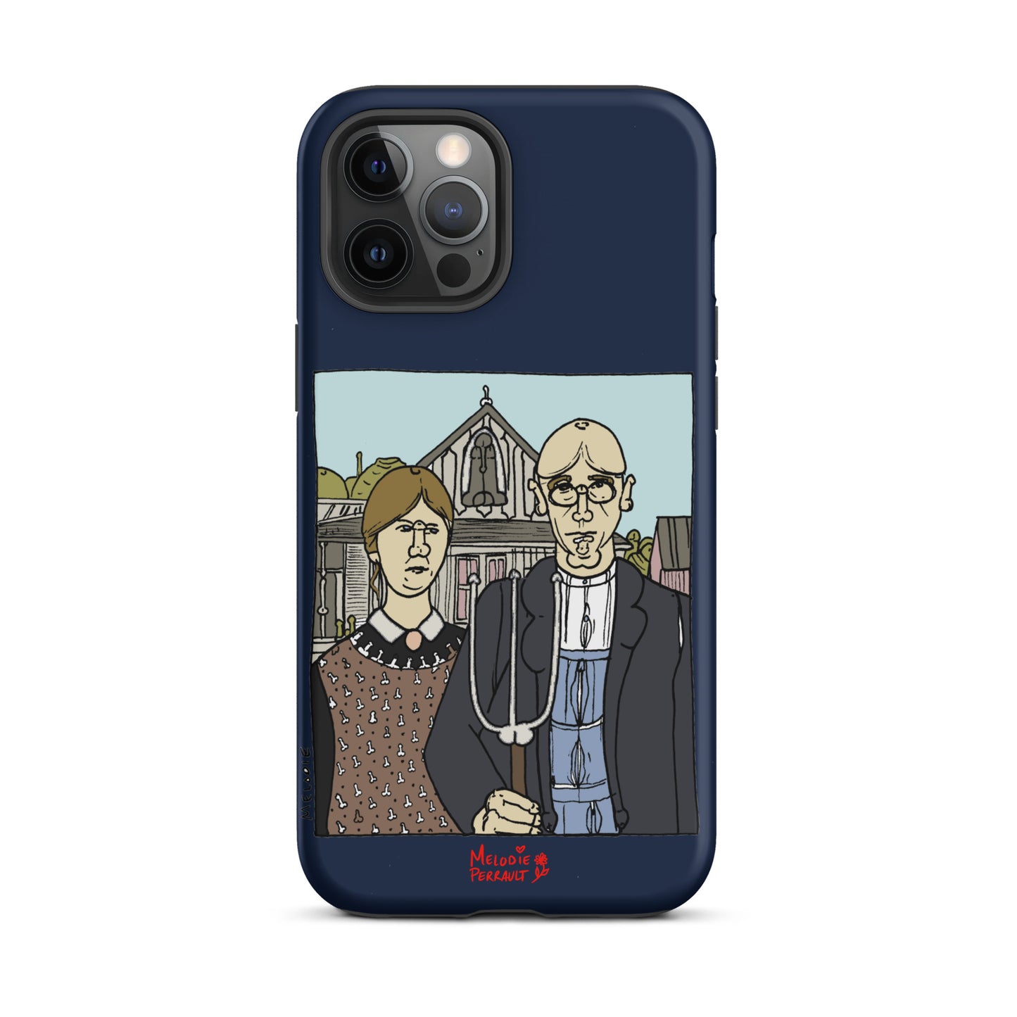 " Grant Wood " American Gothic, Tough Case for iPhone®