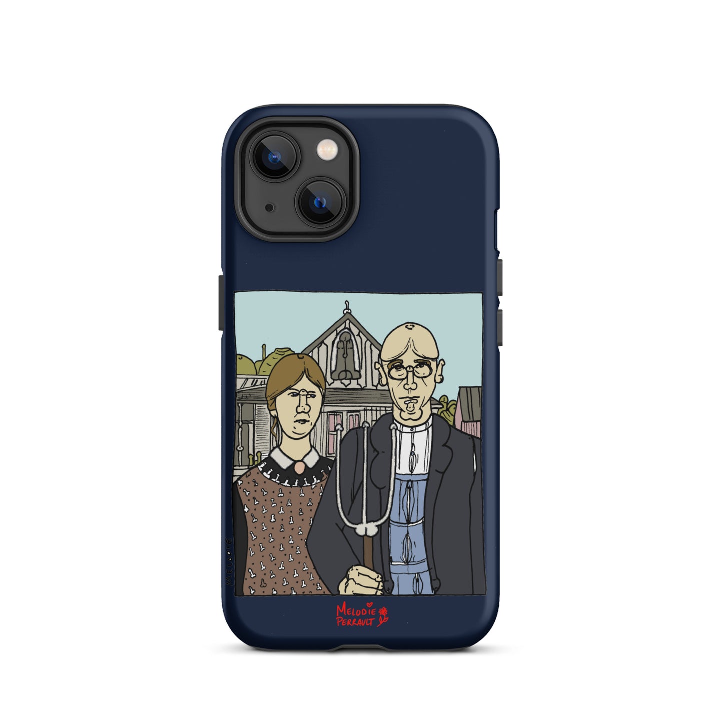 " Grant Wood " American Gothic, Tough Case for iPhone®