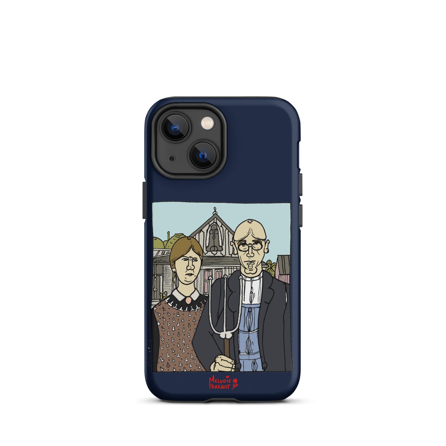 " Grant Wood " American Gothic, Tough Case for iPhone®