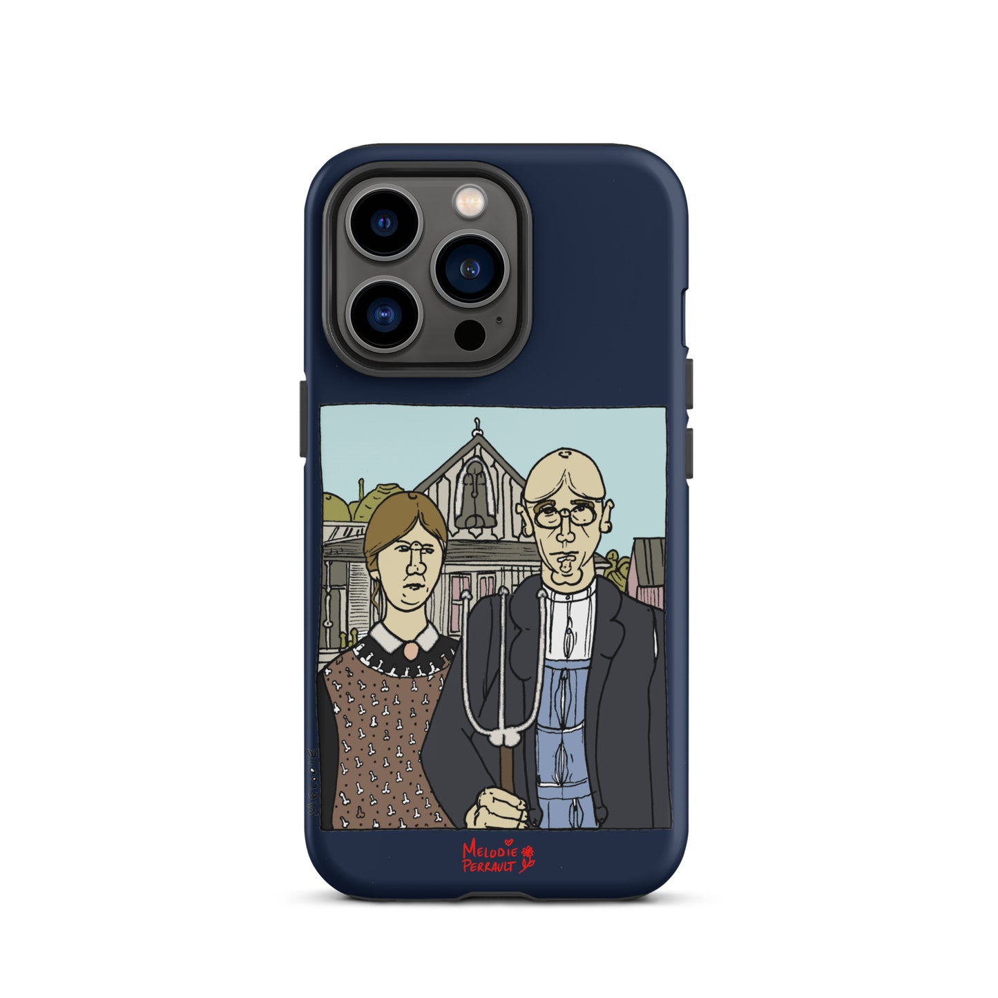 " Grant Wood " American Gothic, Tough Case for iPhone®
