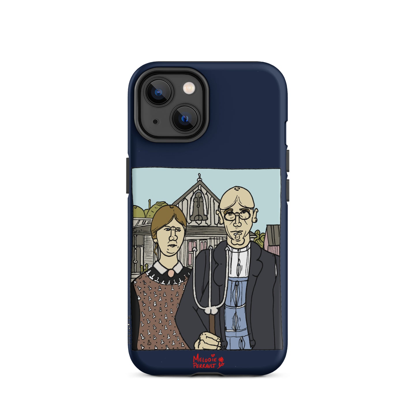 " Grant Wood " American Gothic, Tough Case for iPhone®