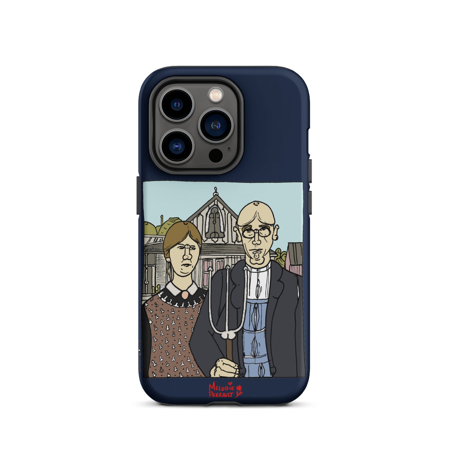 " Grant Wood " American Gothic, Tough Case for iPhone®