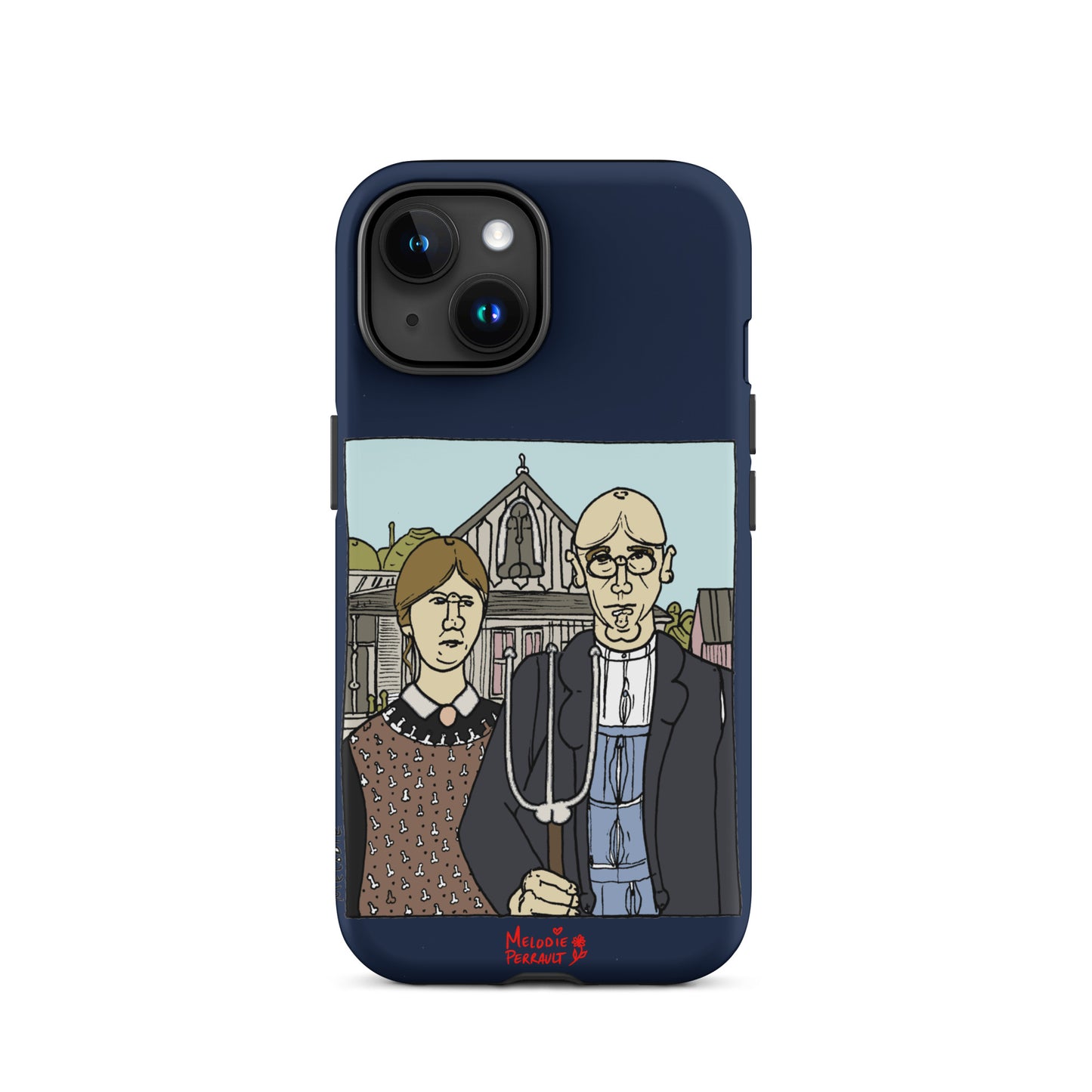 " Grant Wood " American Gothic, Tough Case for iPhone®