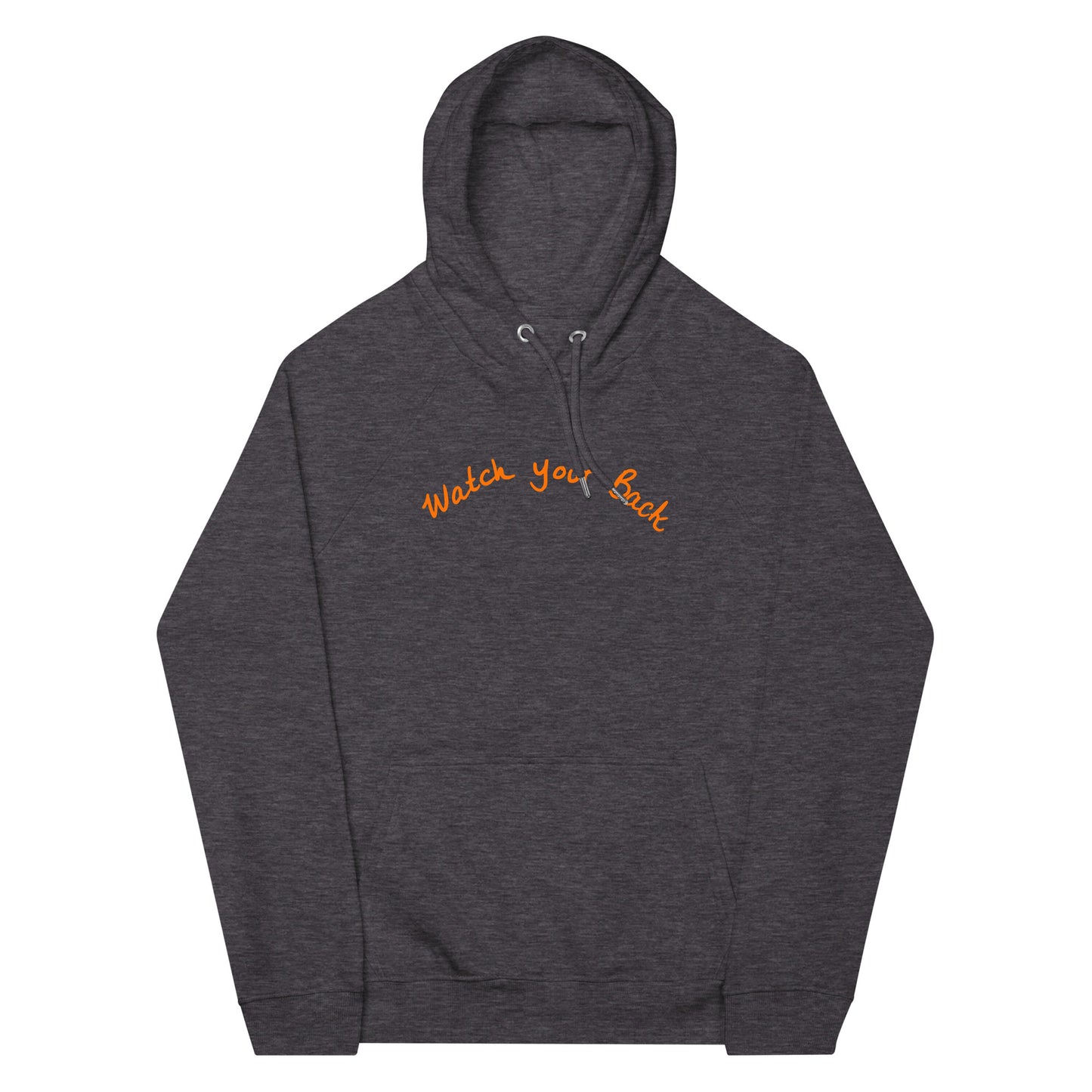 " Watch Your Back " Unisex eco raglan hoodie