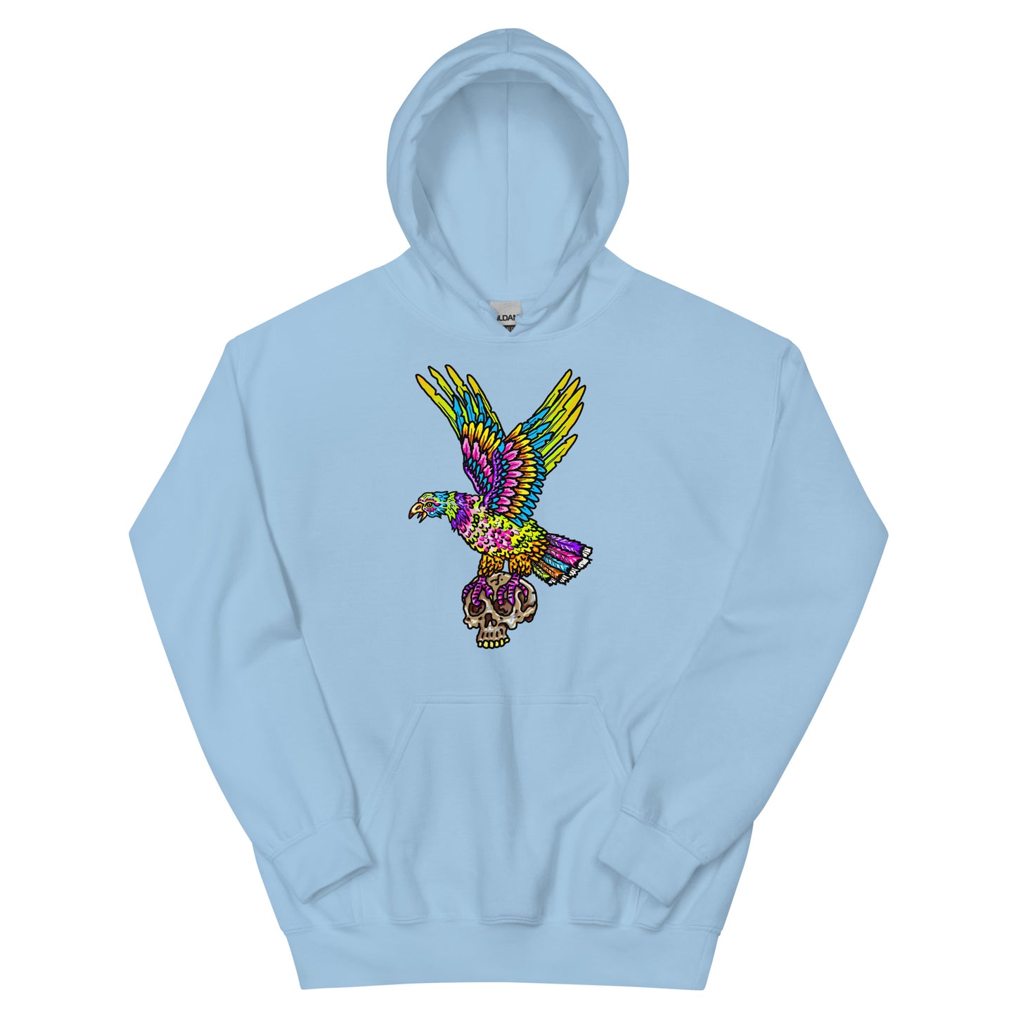 " Colourful Birds & Boots " Unisex Hoodie