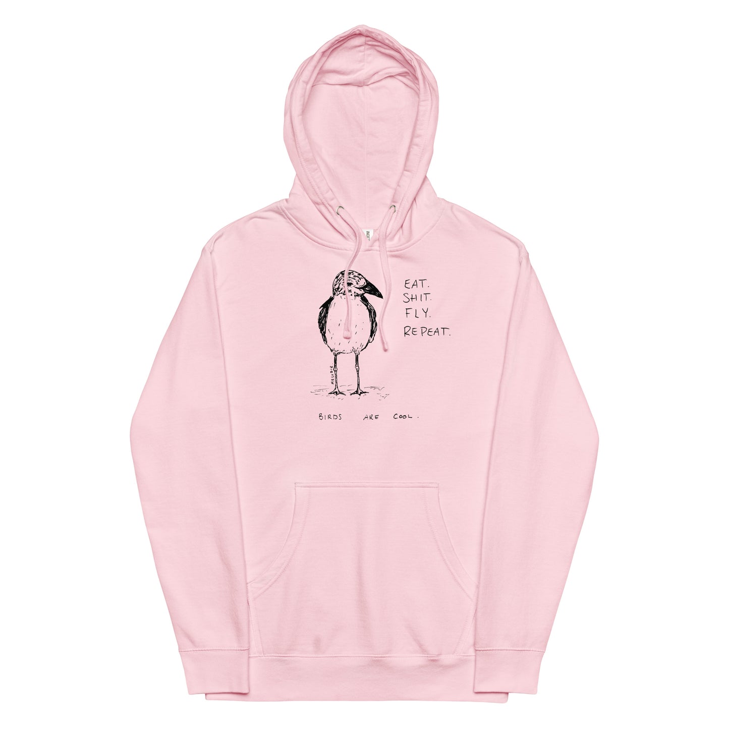 " Birds Are Cool " Unisex midweight hoodie
