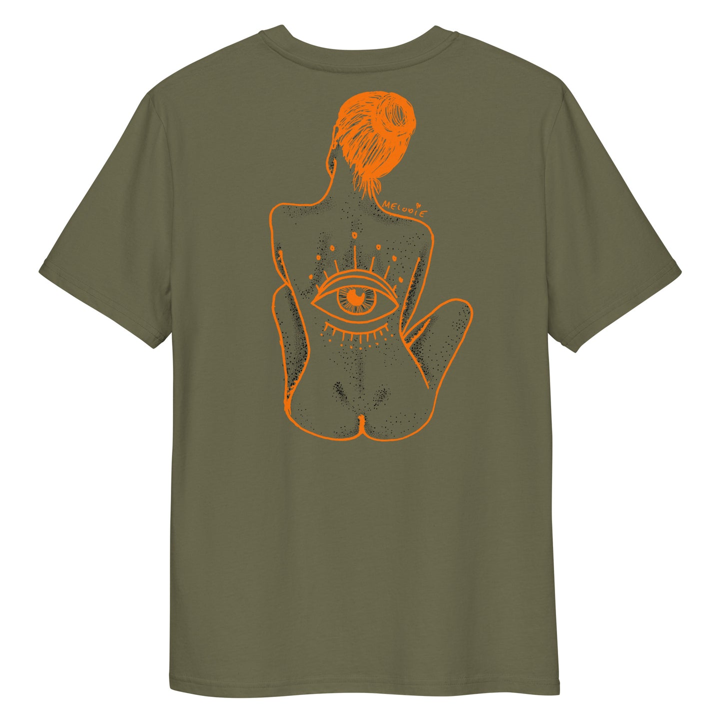 " Watch Your Back " Unisex organic cotton t-shirt