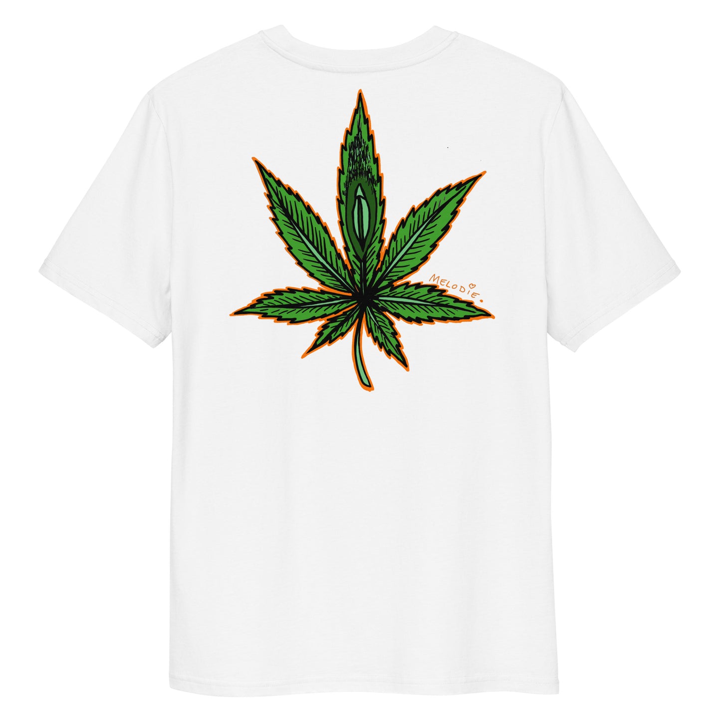 " 2024 Smoke Weed & Masturbate " Back Print Unisex organic cotton t-shirt