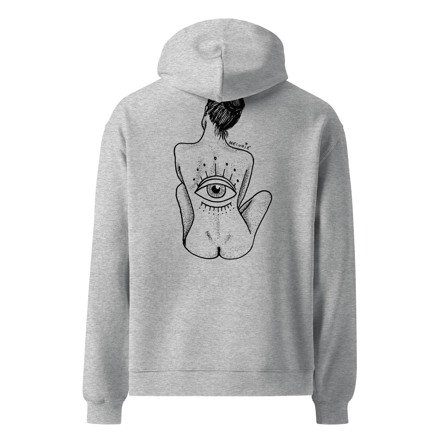 " Watch Your Back " Unisex oversized hoodie
