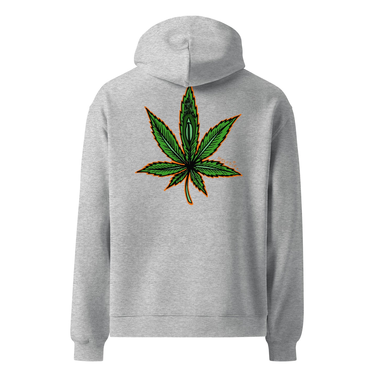 " 2024 Smoke Weed & Masturbate " Back PrintUnisex oversized hoodie