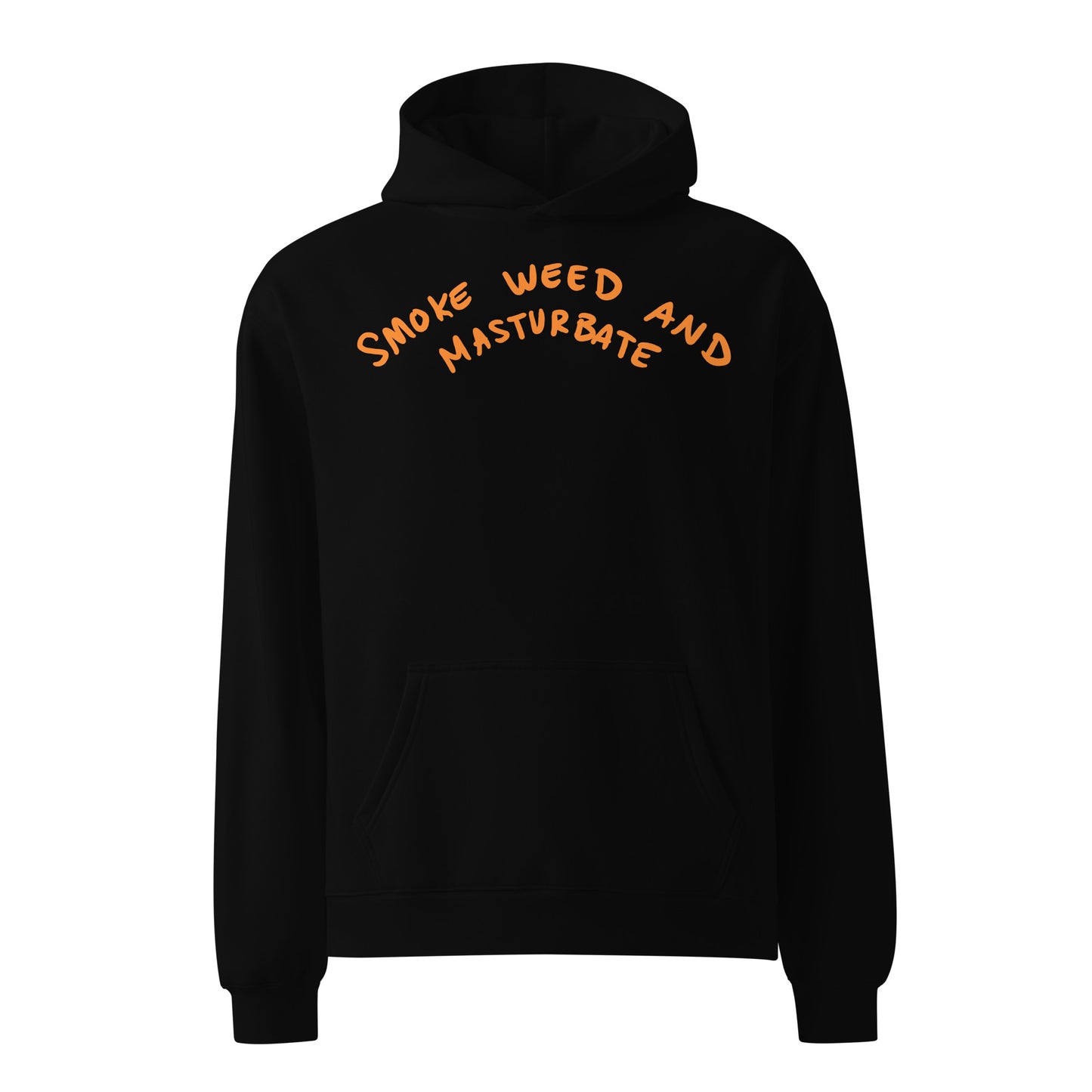 " 2024 Smoke Weed & Masturbate " Back PrintUnisex oversized hoodie