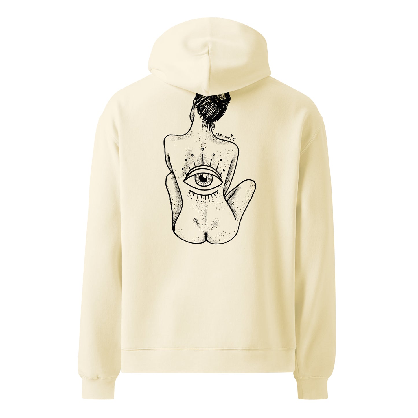 " Watch Your Back " Unisex oversized hoodie