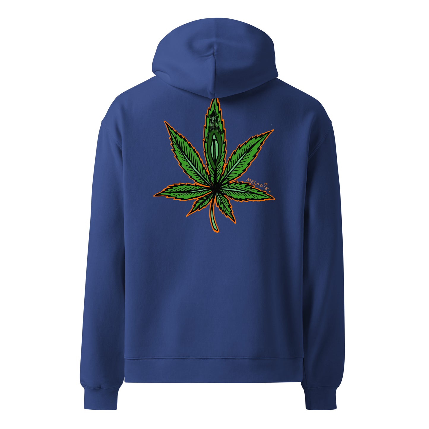 " 2024 Smoke Weed & Masturbate " Back PrintUnisex oversized hoodie