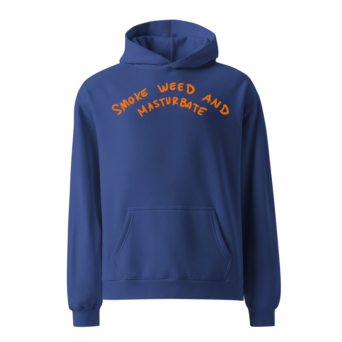 " 2024 Smoke Weed & Masturbate " Back PrintUnisex oversized hoodie