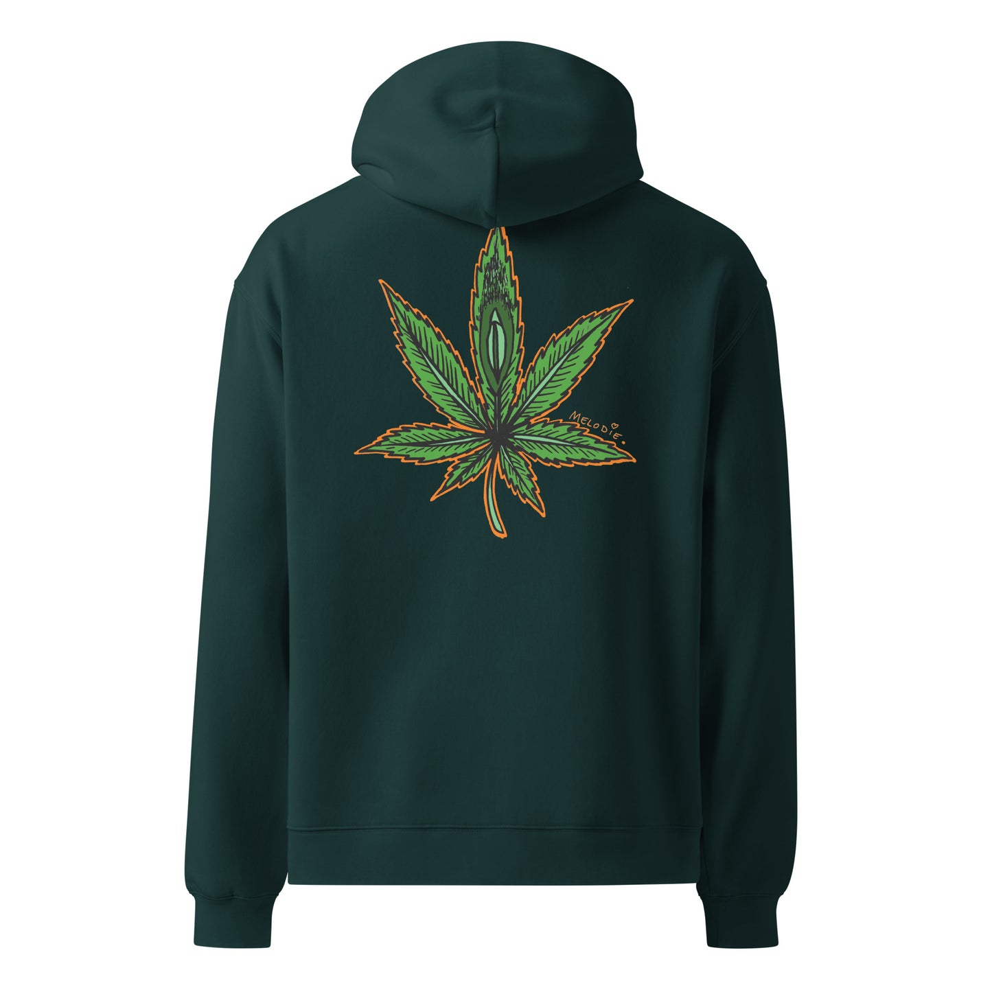 " 2024 Smoke Weed & Masturbate " Back PrintUnisex oversized hoodie