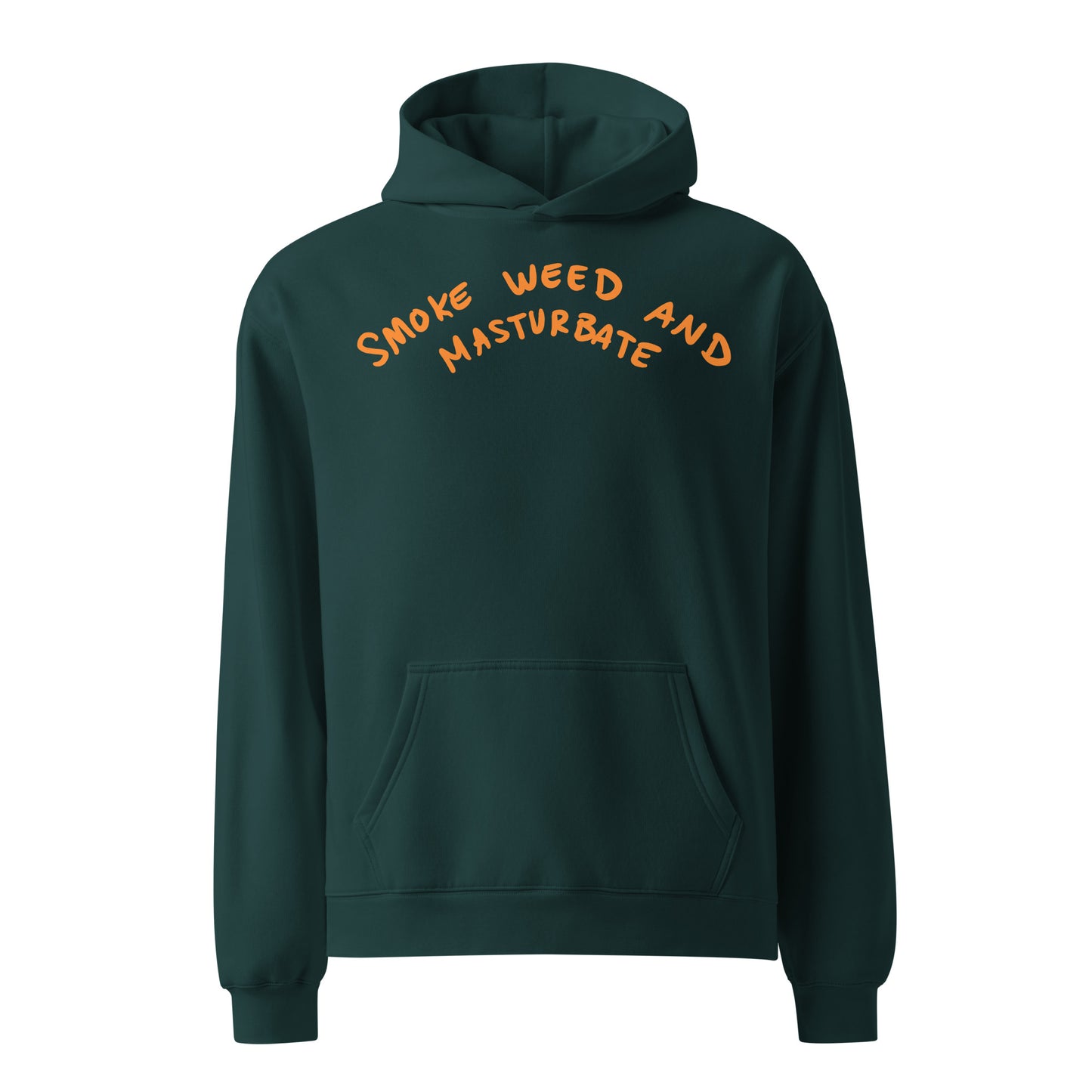 " 2024 Smoke Weed & Masturbate " Back PrintUnisex oversized hoodie