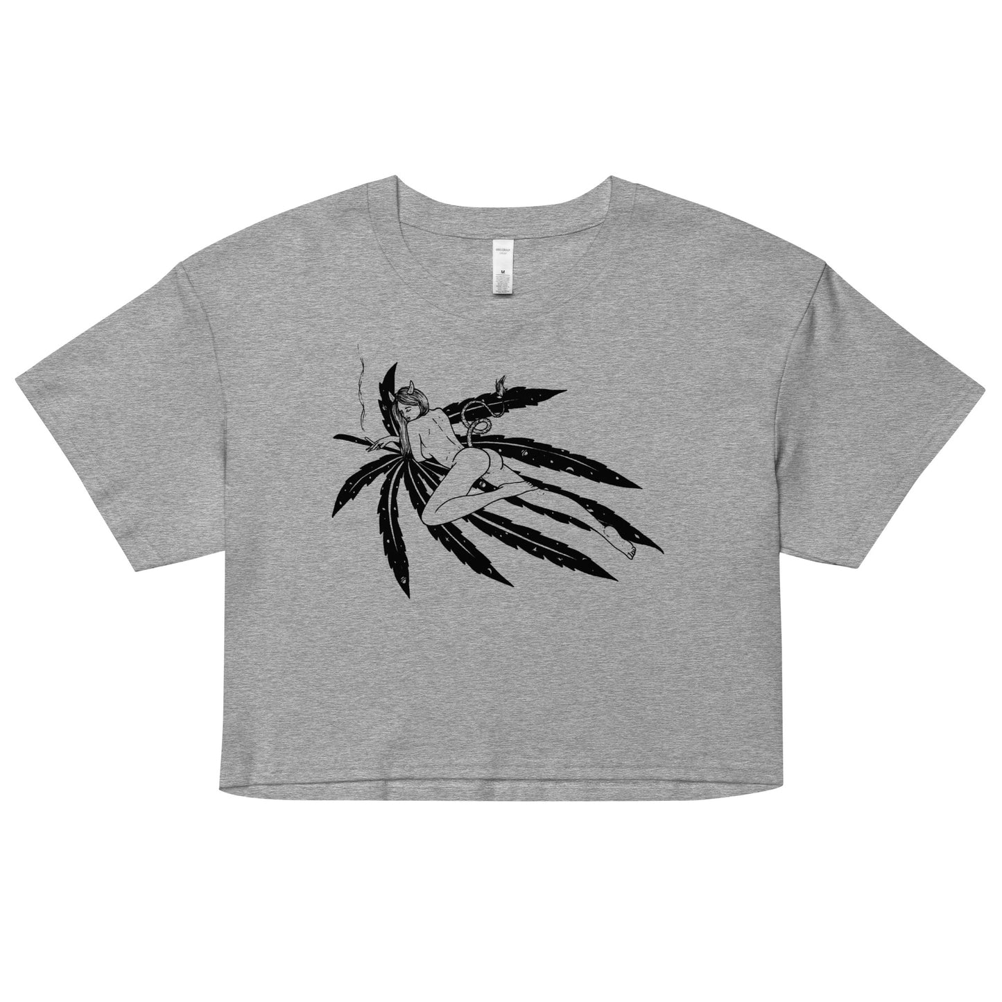 " Lady Leaf " Women’s crop top