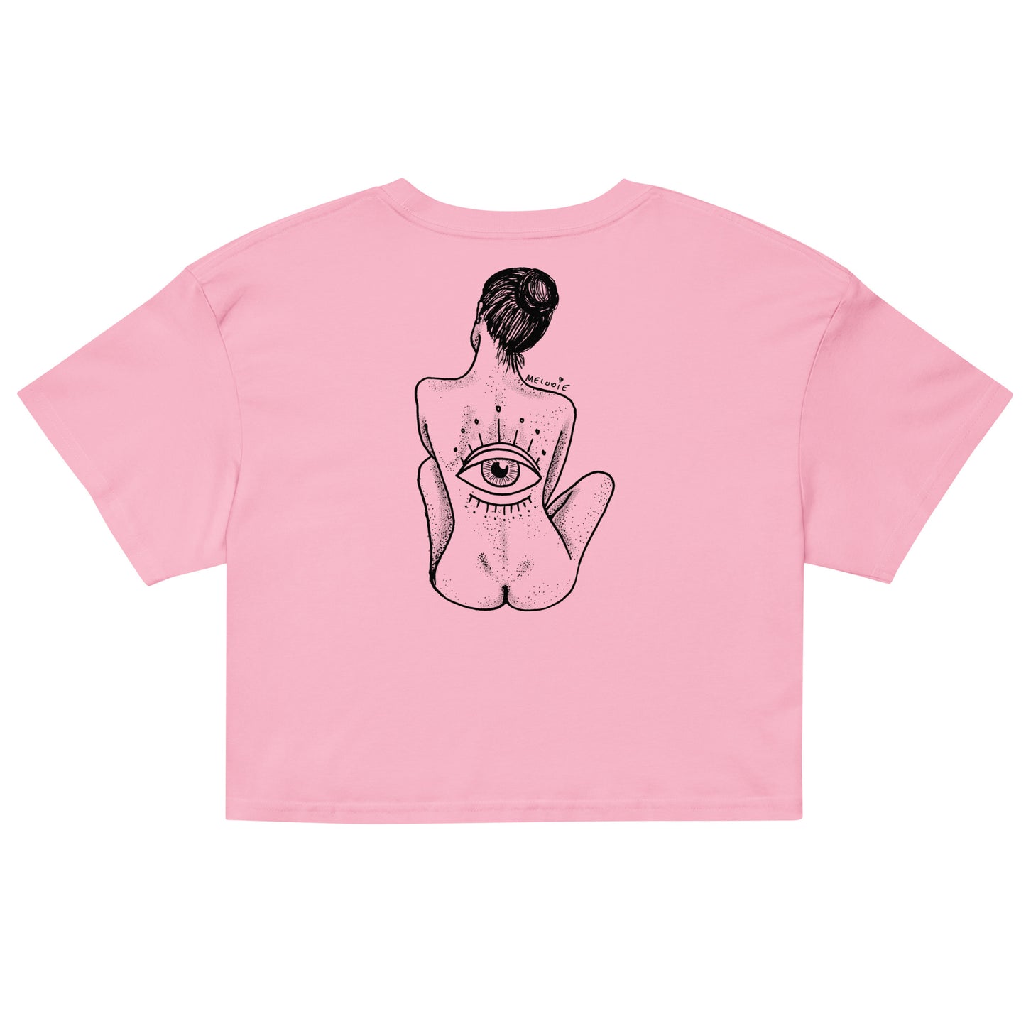 " Watch Your Back " Women’s crop top
