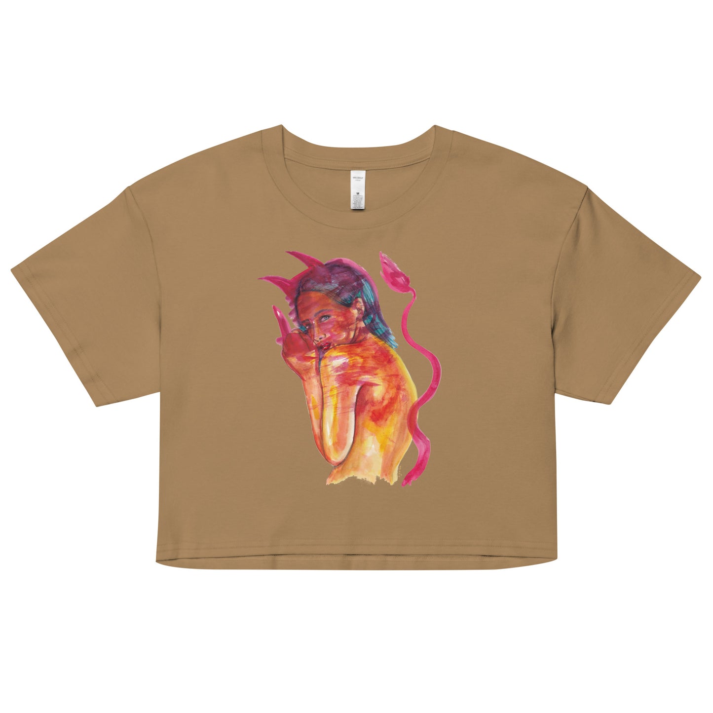 " Lady In Red " Women’s crop top