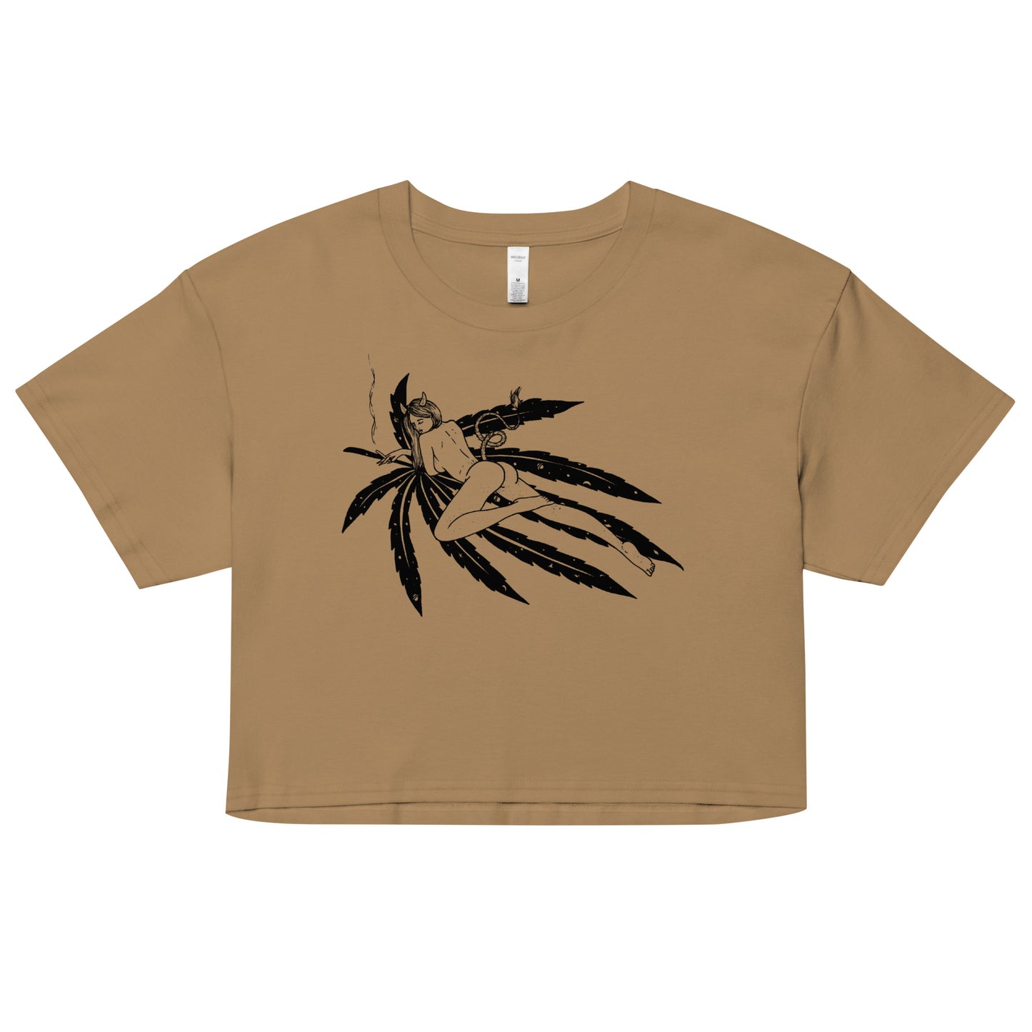 " Lady Leaf " Women’s crop top