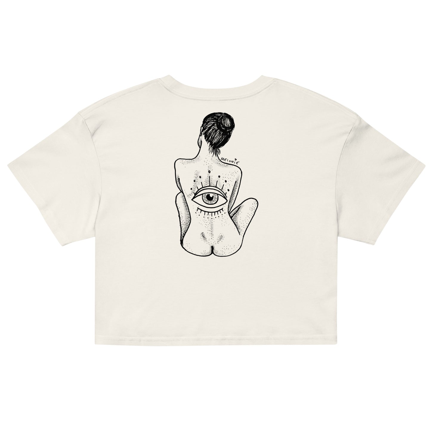 " Watch Your Back " Women’s crop top