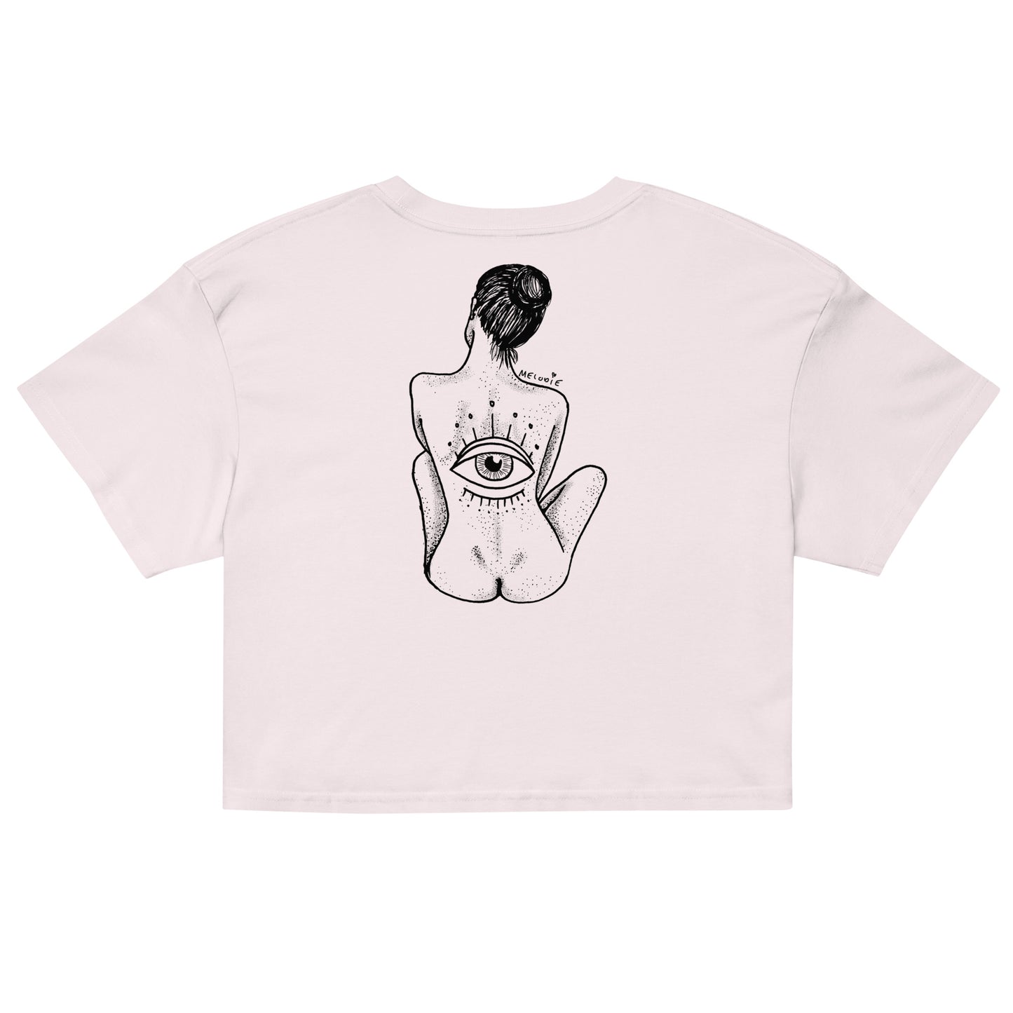 " Watch Your Back " Women’s crop top