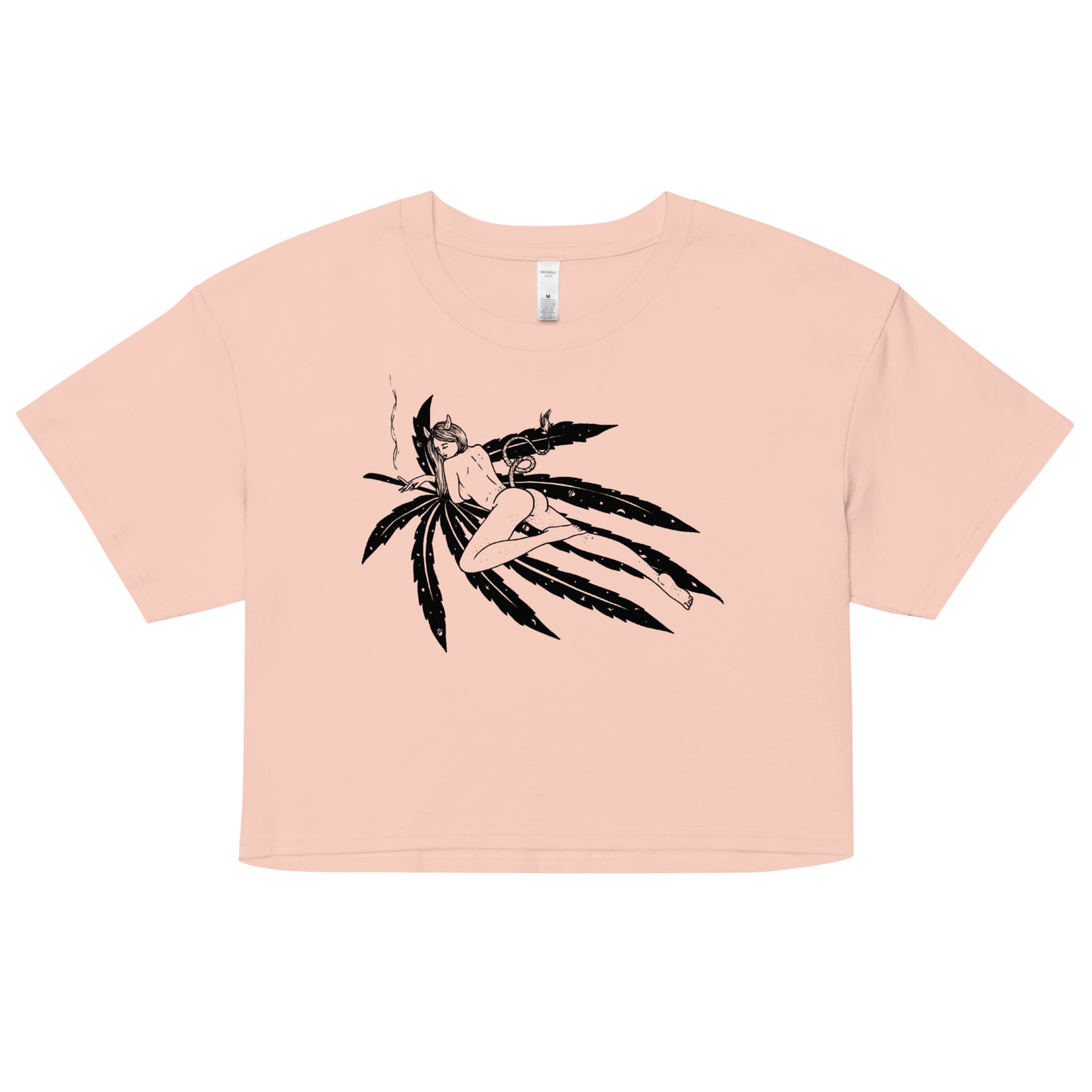 " Lady Leaf " Women’s crop top