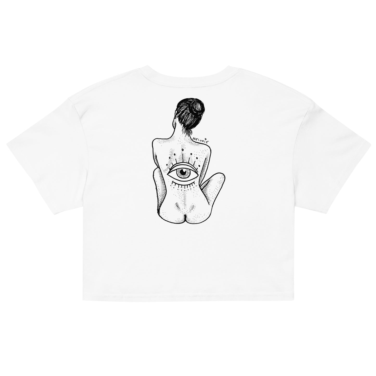 " Watch Your Back " Women’s crop top