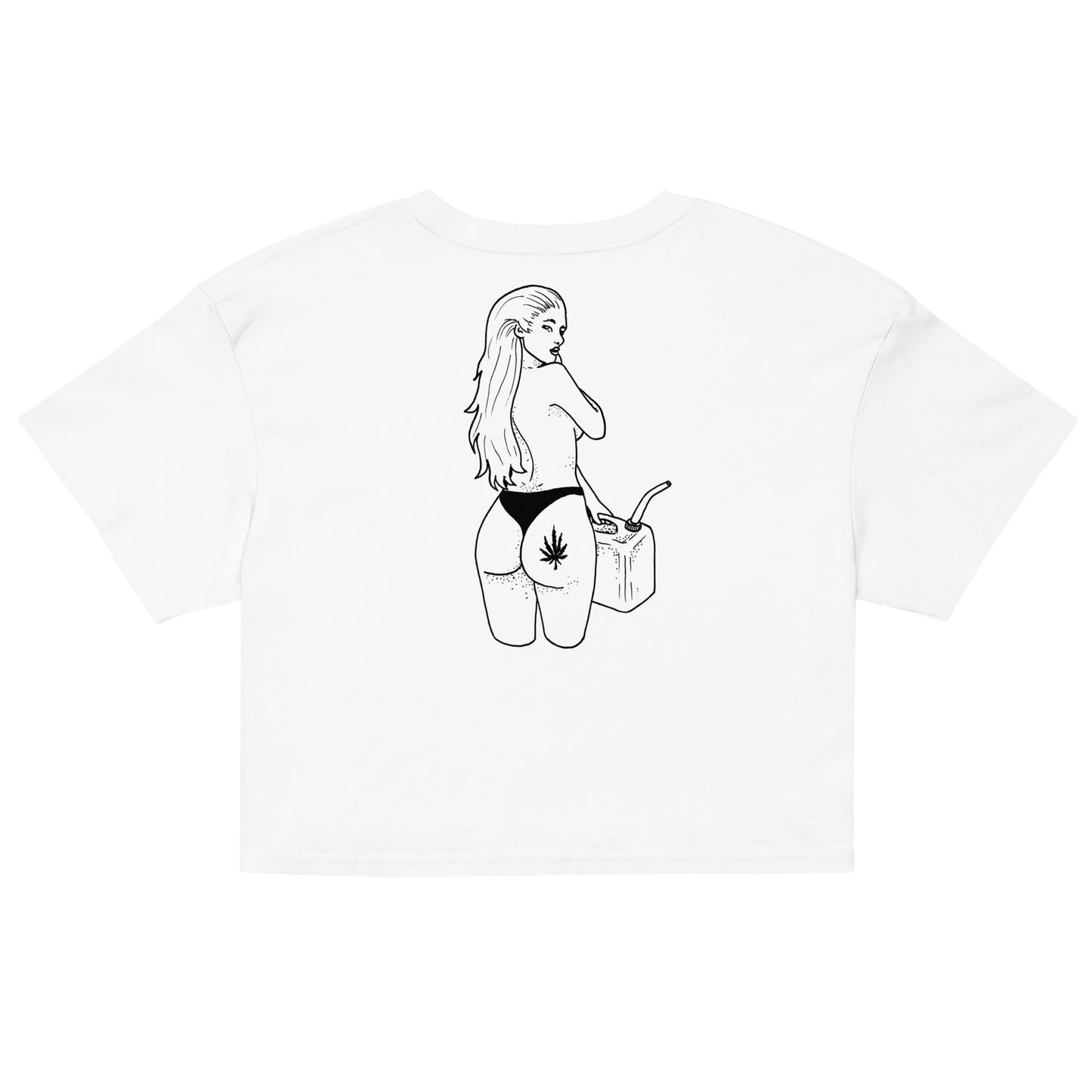 " Ass, Gas or Grass " Women’s crop top