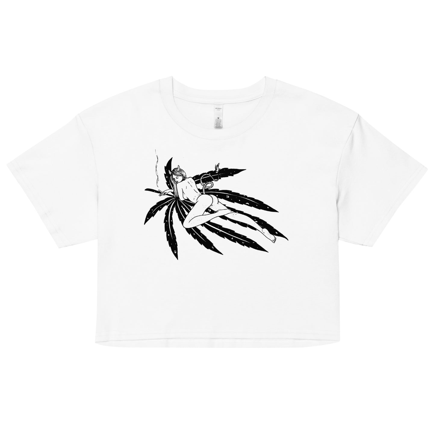 " Lady Leaf " Women’s crop top