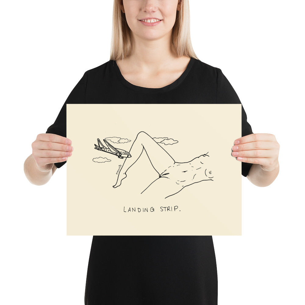 " Landing Strip " Print / Poster