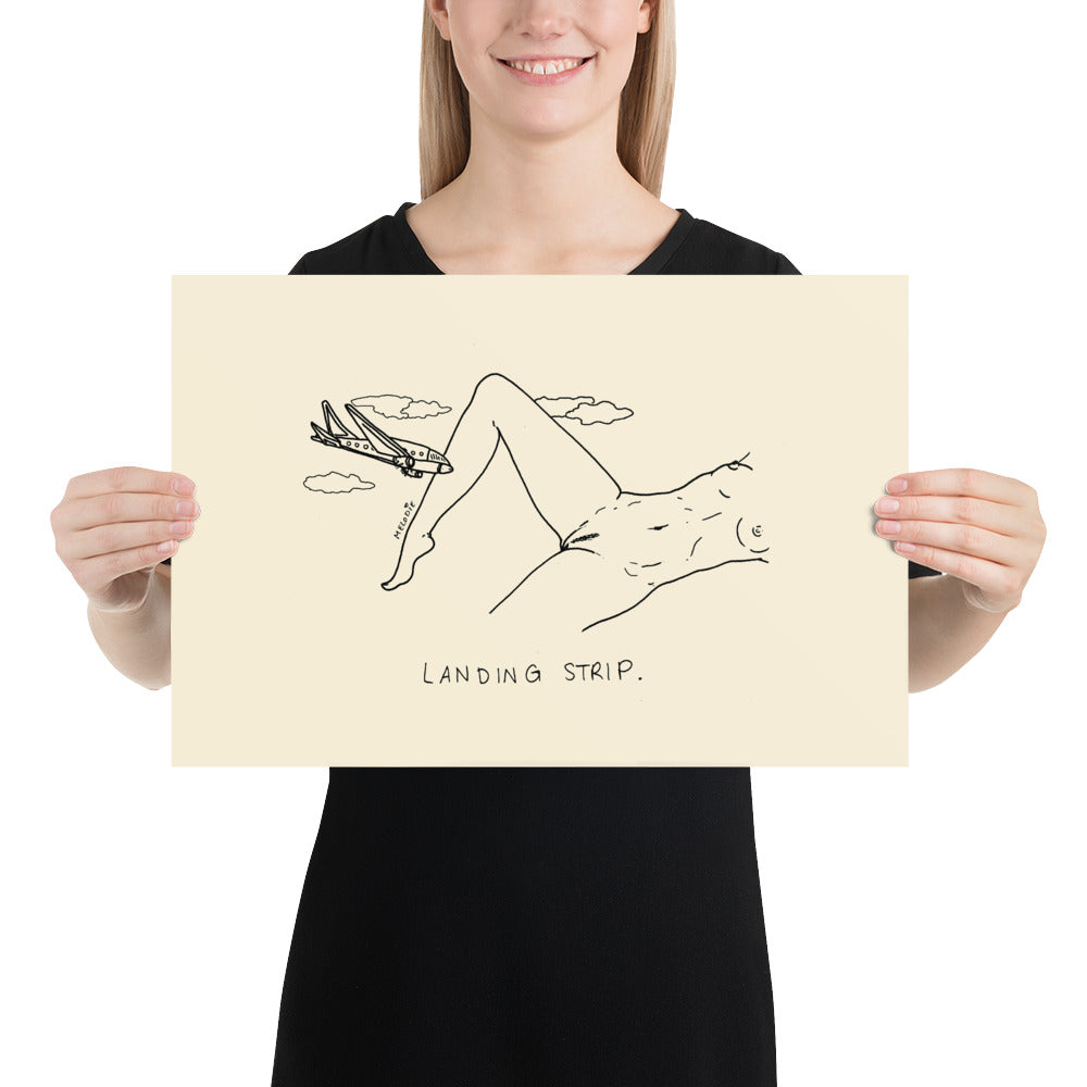 " Landing Strip " Print / Poster