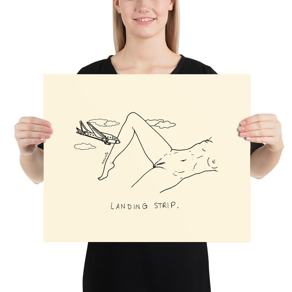 " Landing Strip " Print / Poster