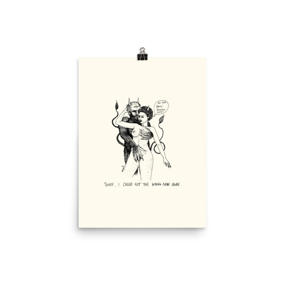 " Wrong Name " Print / Poster