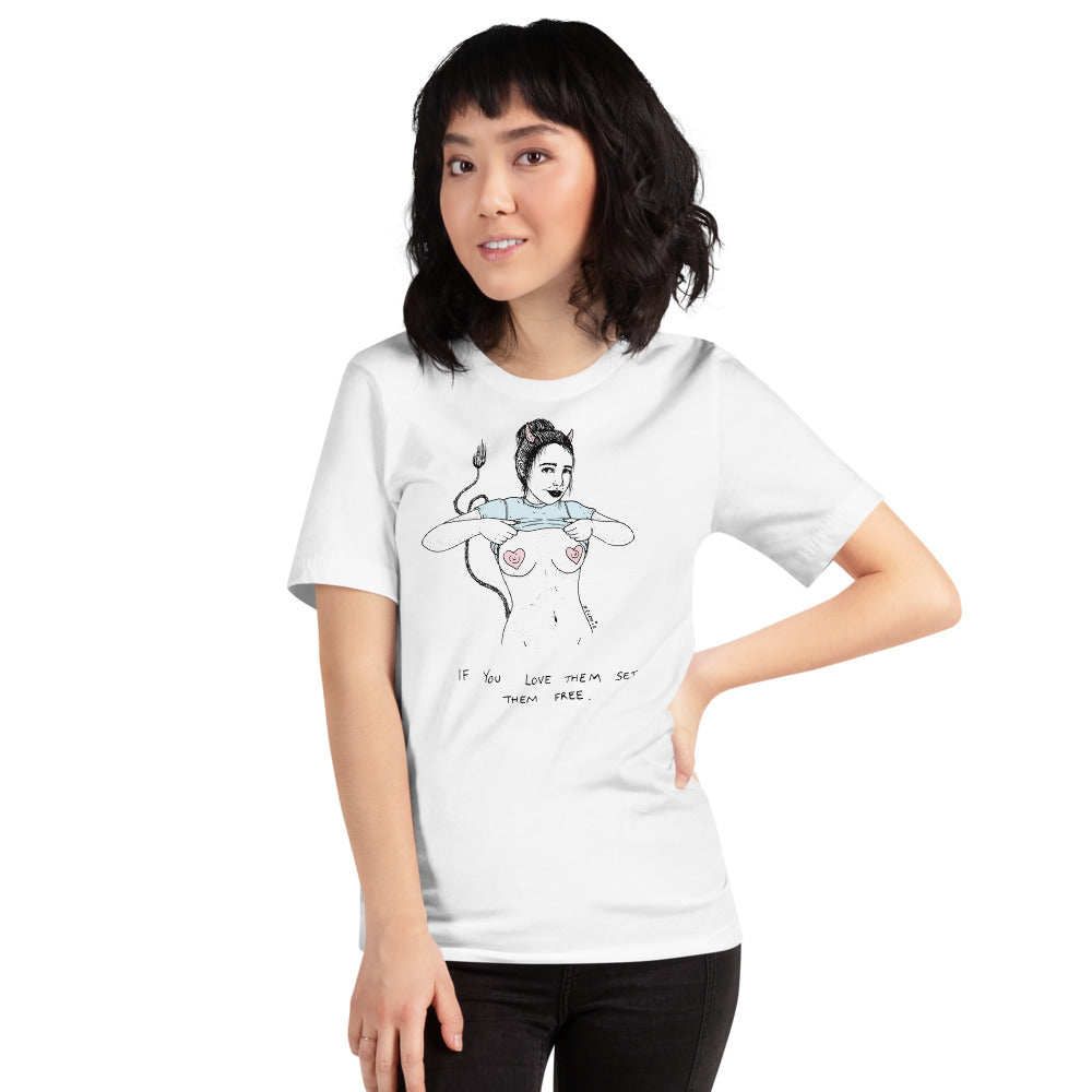 " If You Love Them Set Them Free " Short-Sleeve Unisex T-Shirt