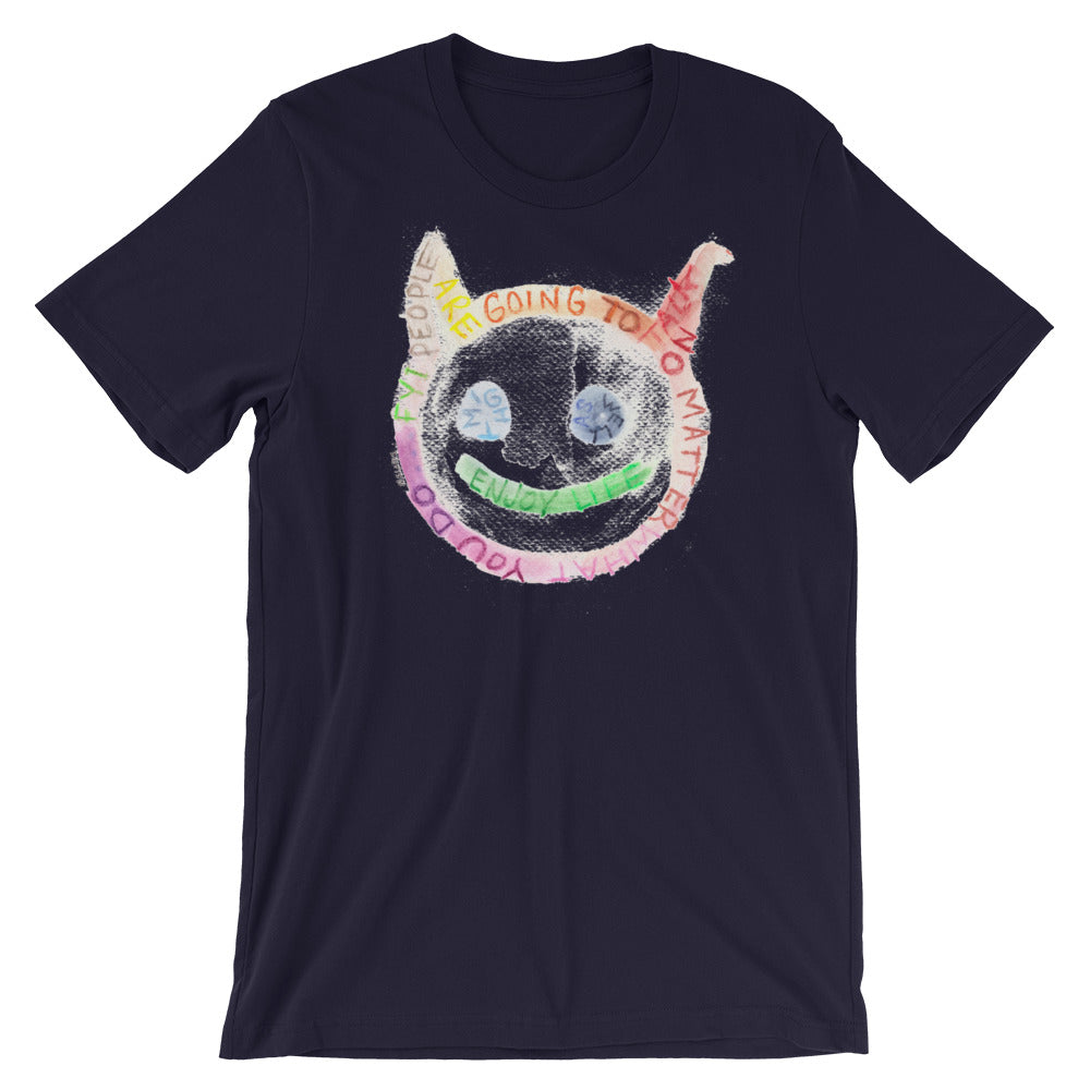 " Might As Well Enjoy Life " Short-Sleeve Unisex T-Shirt