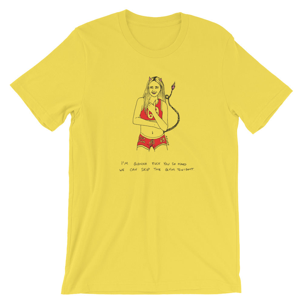 " Skip The Gym " Short-Sleeve Unisex T-Shirt