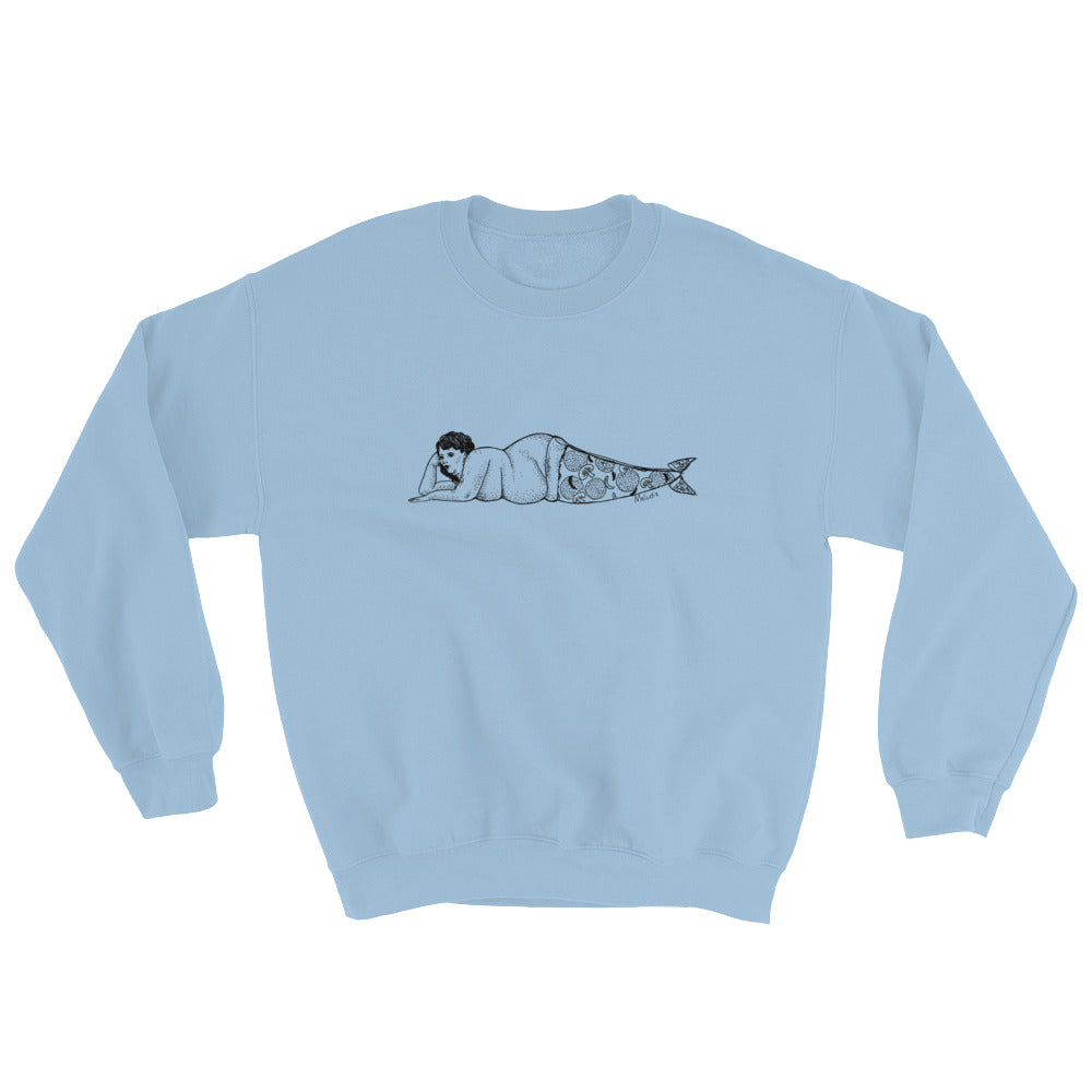 " Pizza Mermaid " Unisex Sweatshirt