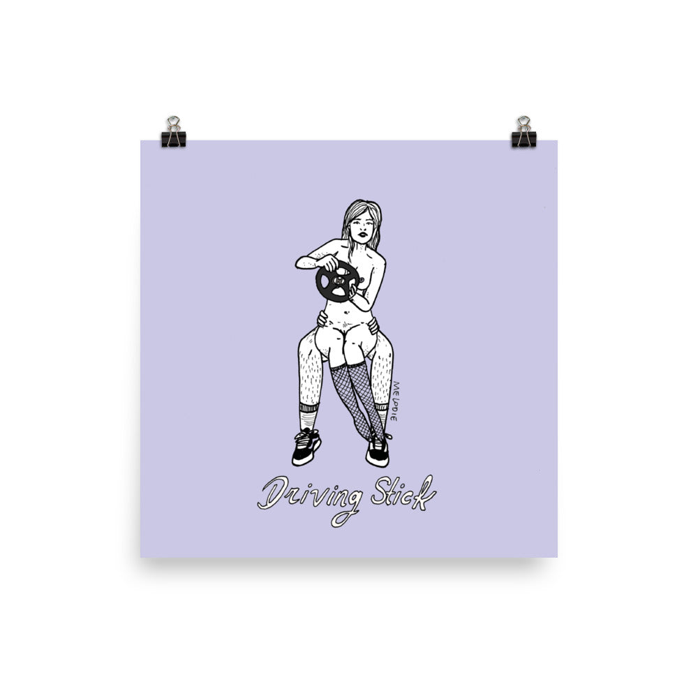 " Driving Stick " Print / Poster