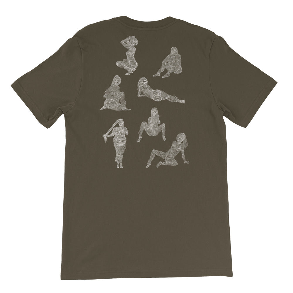 " 2/7 Deadly sins " Front and back Print Dark Short-Sleeve Unisex T-Shirt