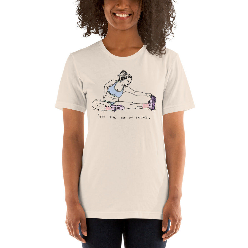 " Just Ran Out Of Fuck ( Front & Back ) " Short-Sleeve Unisex T-Shirt