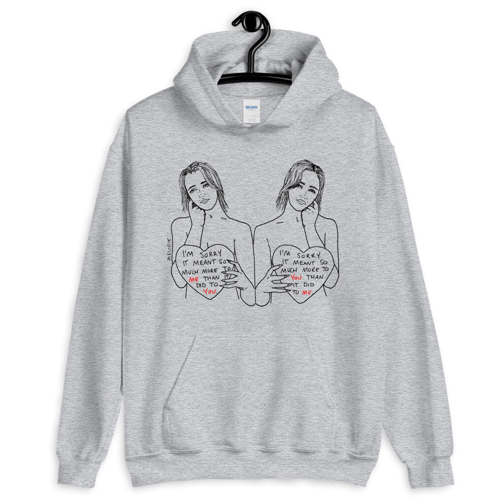 " I'm Sorry " Unisex Hooded Sweatshirt