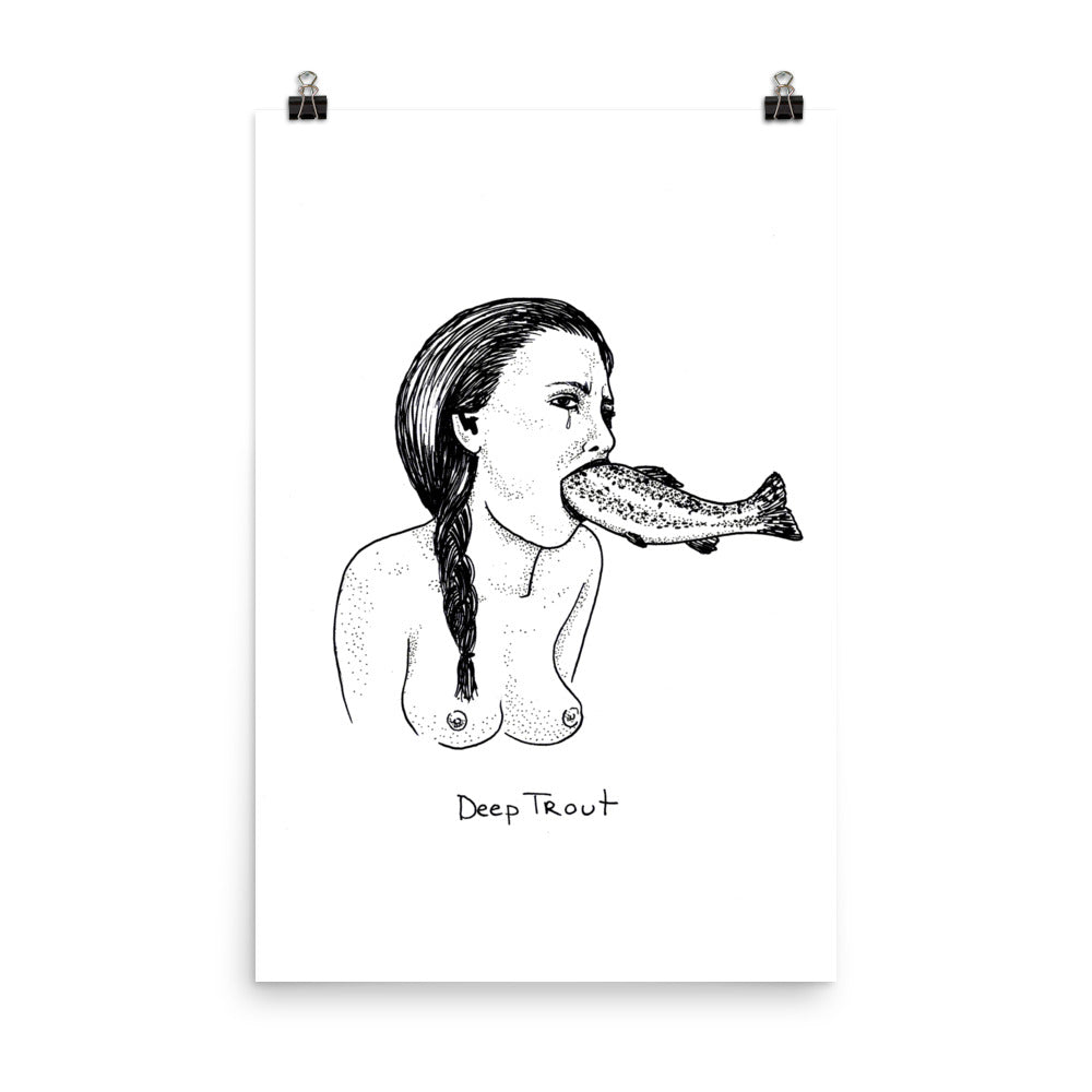 " Deep Trout " Print / Poster