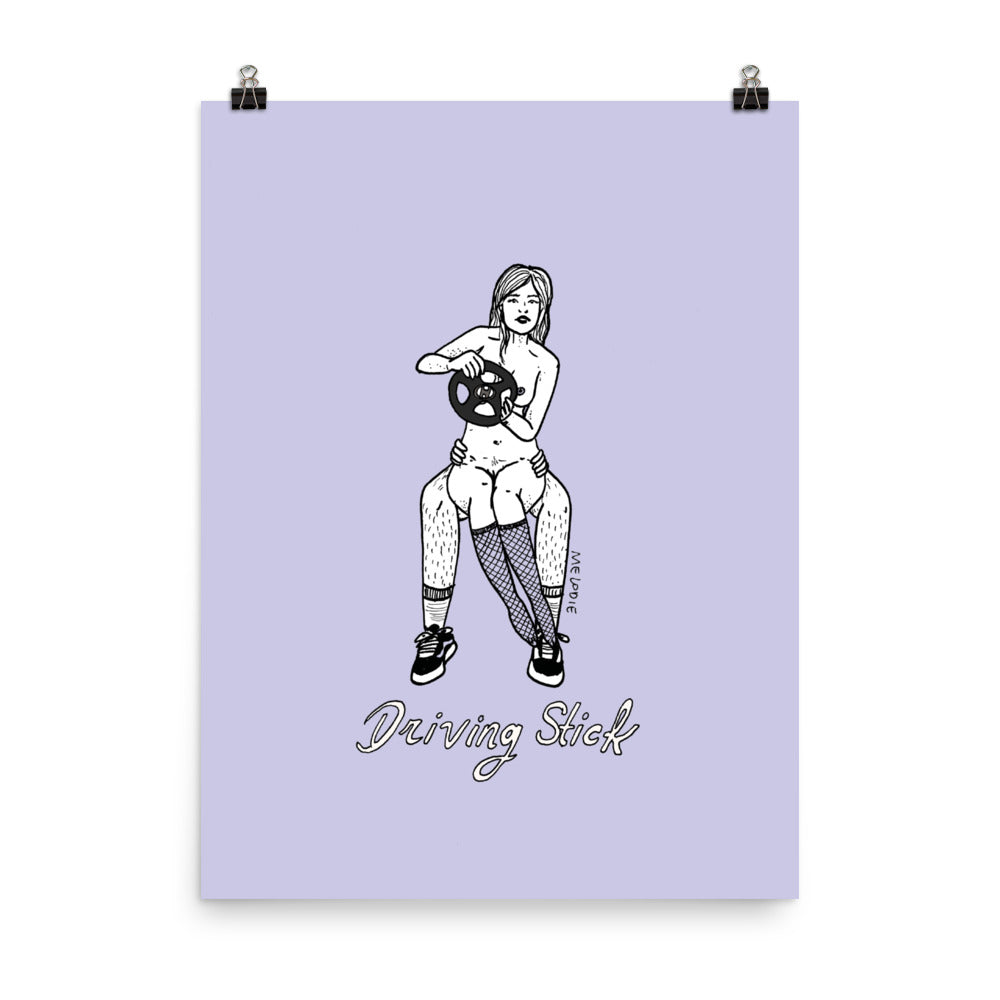" Driving Stick " Print / Poster