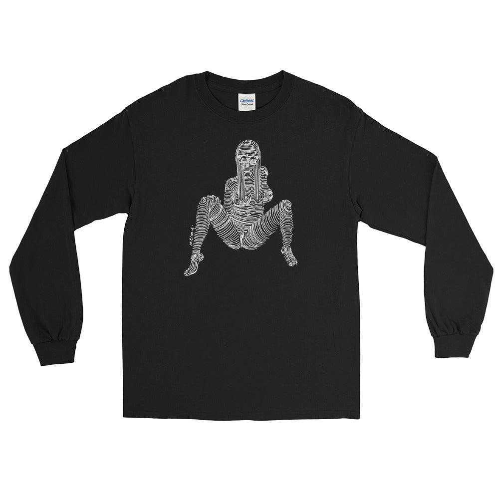 " 1/7 Deadly sins " Front and back Print Dark Men’s Long Sleeve Shirt