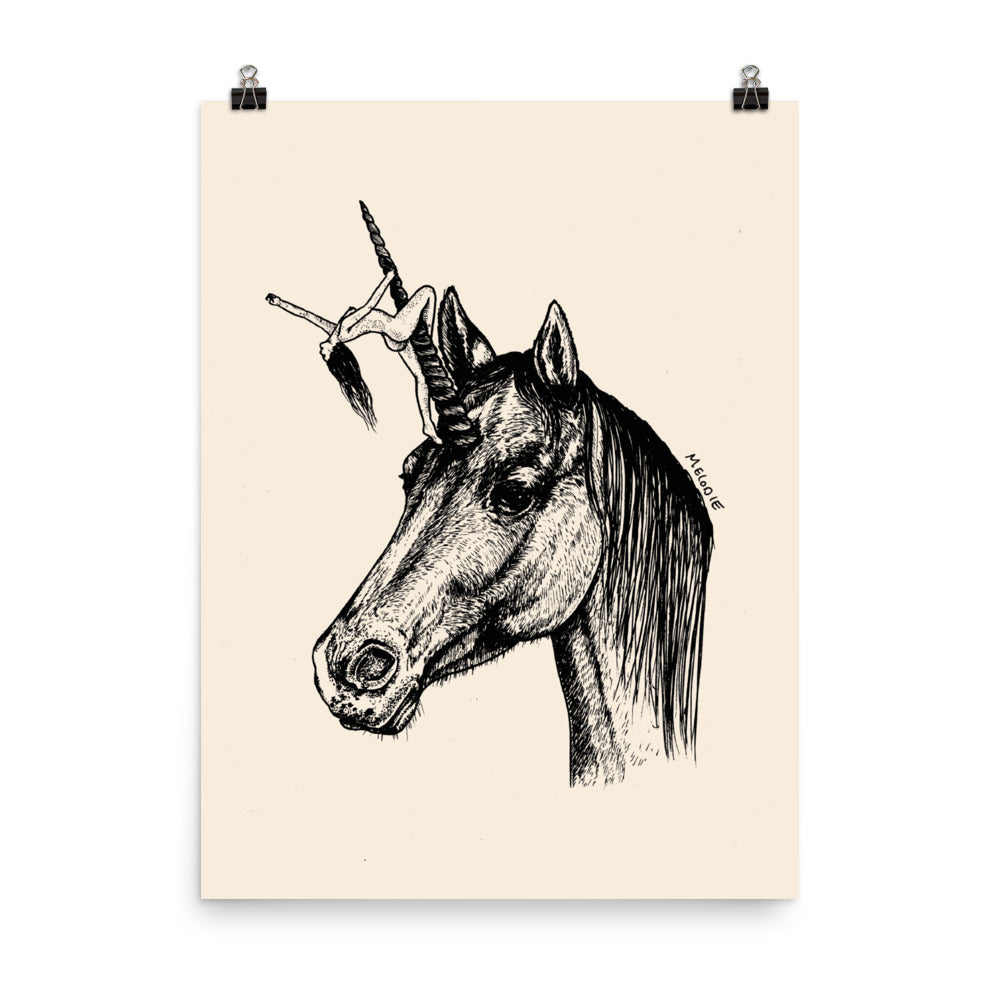" La Licorne " Print / Poster